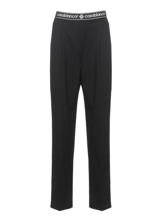 26FW 카사블랑카 스트레이트 팬츠 WPF26TR44802WOOL Black