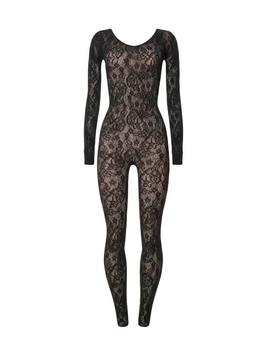 26FW 월포드 바디수트 티셔츠 53410 7005 BLACK