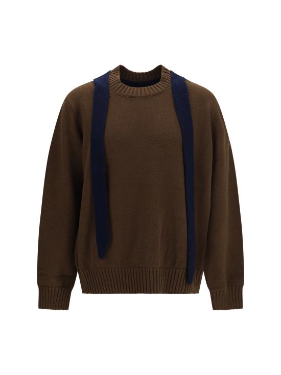 26FW 사카이 스웨터 2604069M 605 BROWN