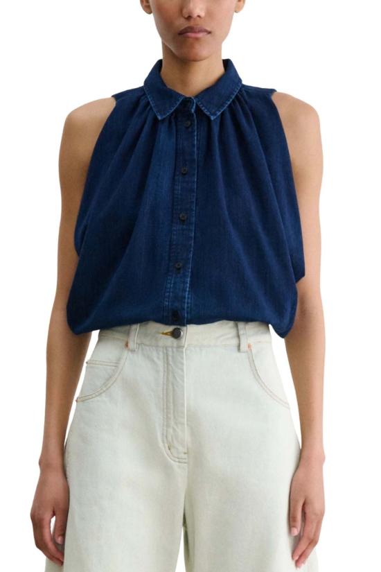  레이첼 코미 블라우스 칼마 탑 잉크 워시 - RACHEL COMEY