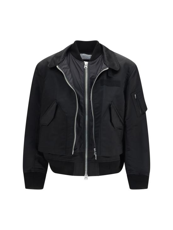 26FW 사카이 봄버 자켓 2604039M 001 BLACK