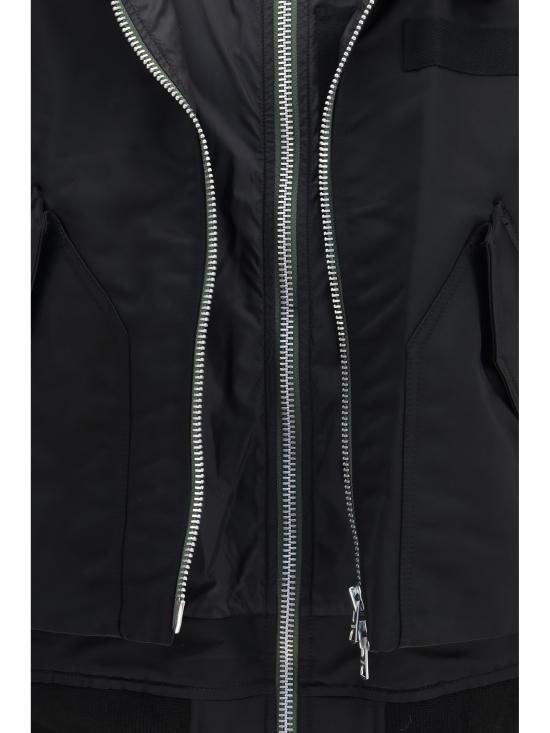 26FW 사카이 봄버 자켓 2604039M 001 BLACK - SACAI