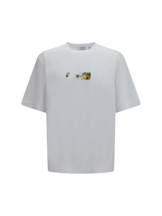 26FW 오프화이트 반팔 티셔츠 OMAA120F26JER00D10 100 WHITE