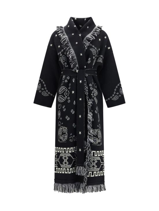 26FW 알라누이 코트 LWHQ003E26KNI004 1084 BLACK