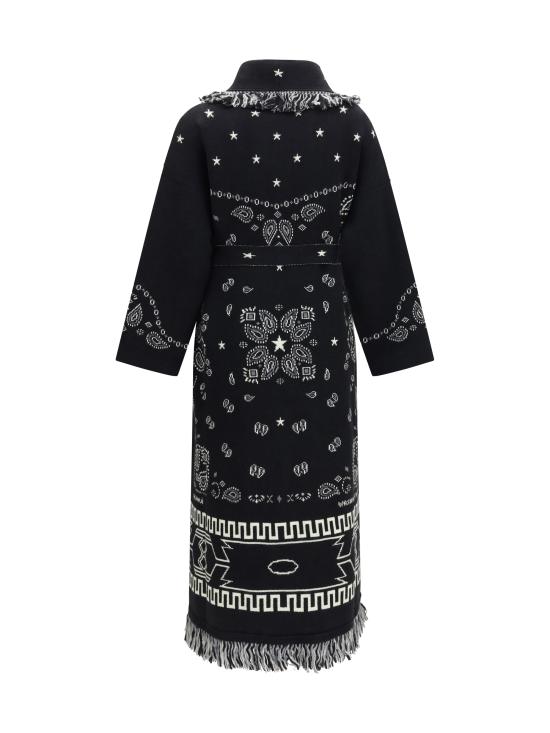 26FW 알라누이 코트 LWHQ003E26KNI004 1084 BLACK - ALANUI
