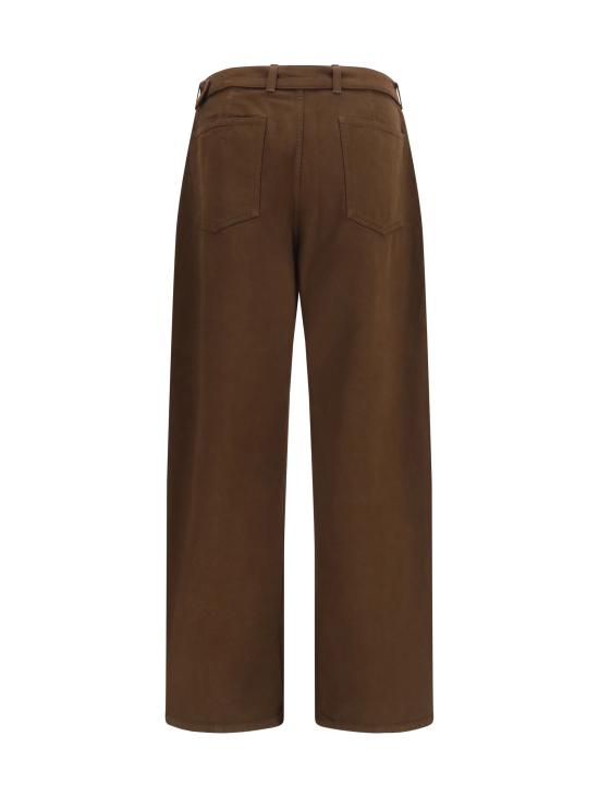 26FW 르메르 트위스트 벨티드 팬츠 PA326LD1077 BR512 BROWN - LEMAIRE