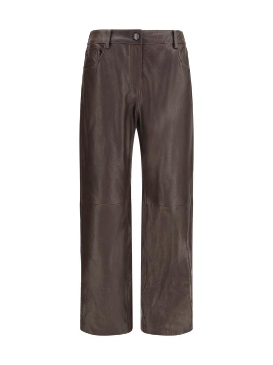 26FW 마그다뷰트림 스트레이트 팬츠 287726 BROWN