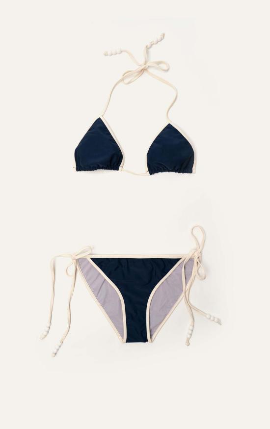  Bellini Bikini 비키니 수영복 벨리니 비키니, 다프네 비키니, 네이비/아이보리