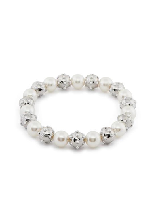  마크제이콥스 목걸이/팬던트 마크 제이콥스 펄 도트 스테이트먼트 네크리스 실버 - MARC JACOBS