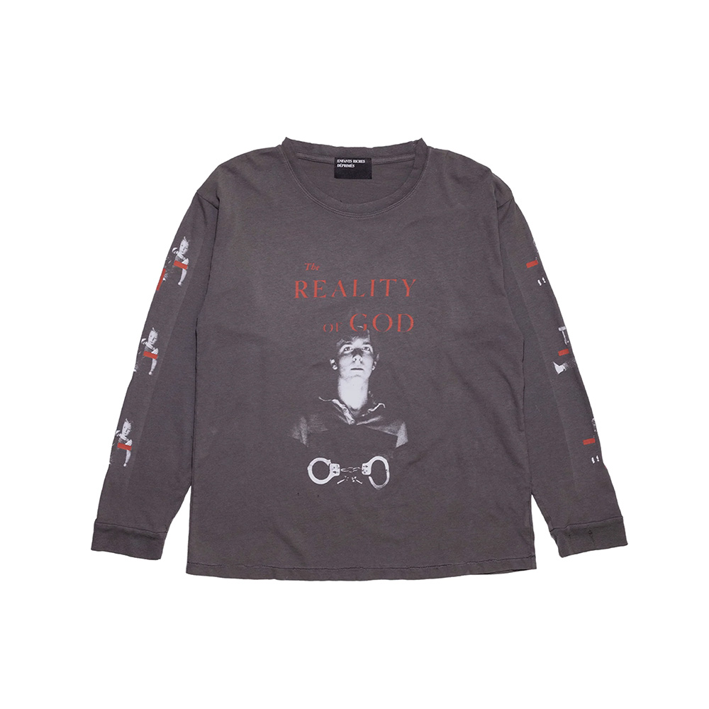  앙팡리쉬데프리메 긴팔 티셔츠 Enfants Riches Deprimes The Reality Of God Ls T Shirt