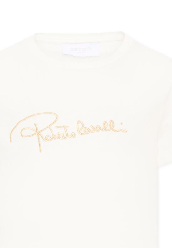 26FW [키즈] 로베르토 카발리 티셔츠 CGA26107TS AVORIO C C IVORY - ROBERTO CAVALLI