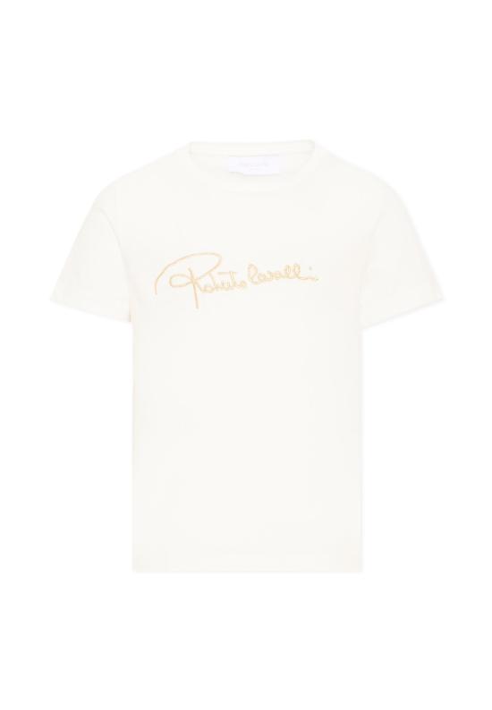 26FW [키즈] 로베르토 카발리 티셔츠 CGA26107TS AVORIO C C IVORY