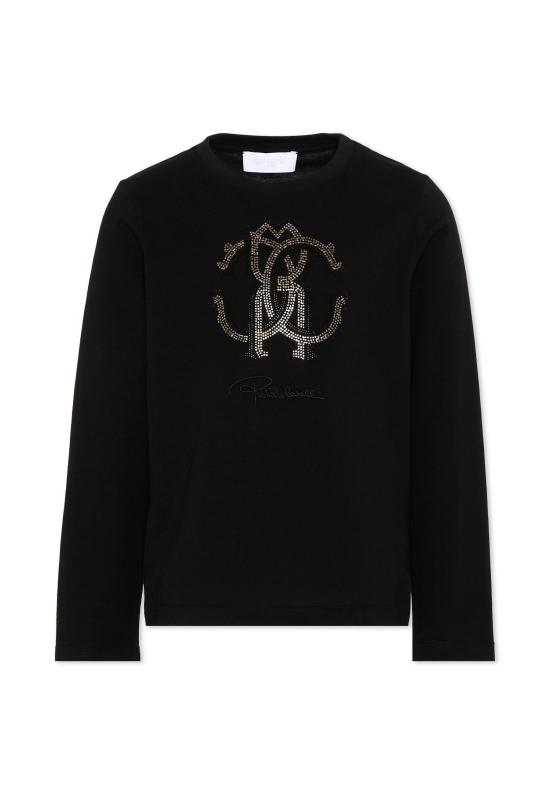 26FW [키즈] 로베르토 카발리 티셔츠 CGA26112TS BLACK