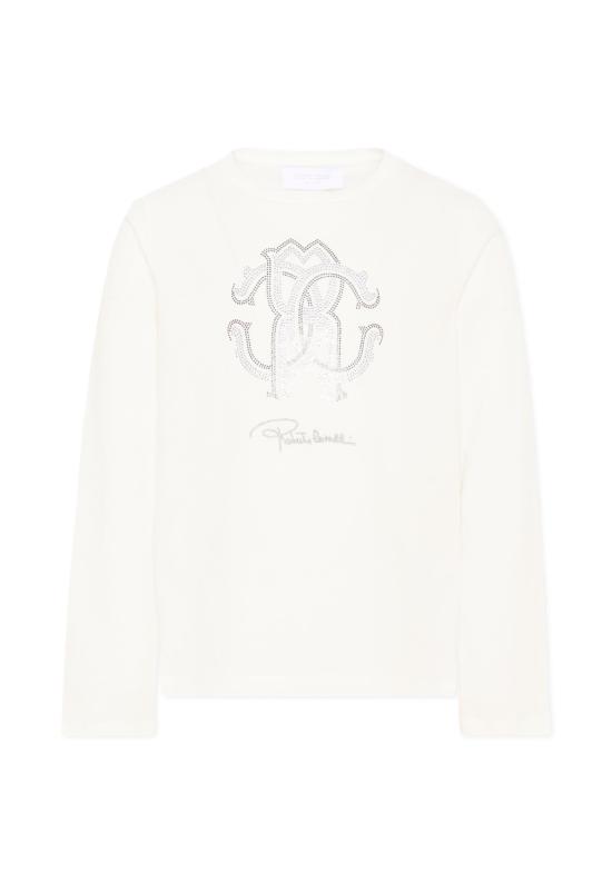 26FW [키즈] 로베르토 카발리 티셔츠 CGA26112TS AVORIO C C IVORY
