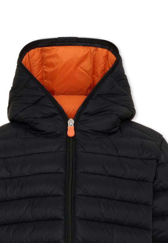 26FW [키즈] 세이브더덕 자켓 J30650B GIGA23 10000 BLACK - SAVE THE DUCK