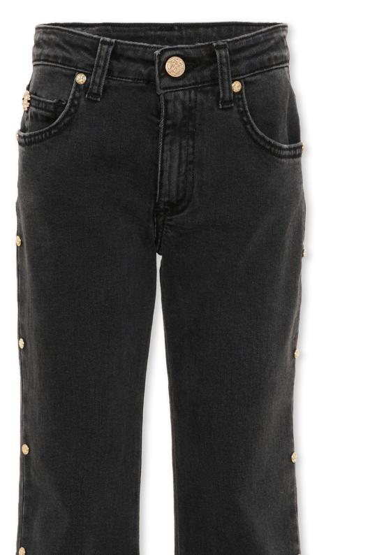 26FW [키즈] 로베르토 카발리 진 CGA26097JE D BLACK - ROBERTO CAVALLI