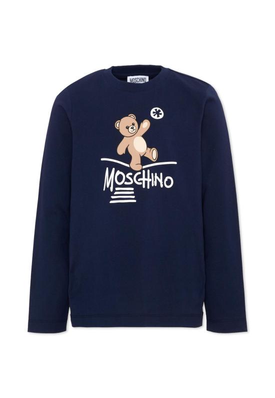 26FW [키즈] 모스키노 티셔츠 HZO00J LAA20 40016 BLUE