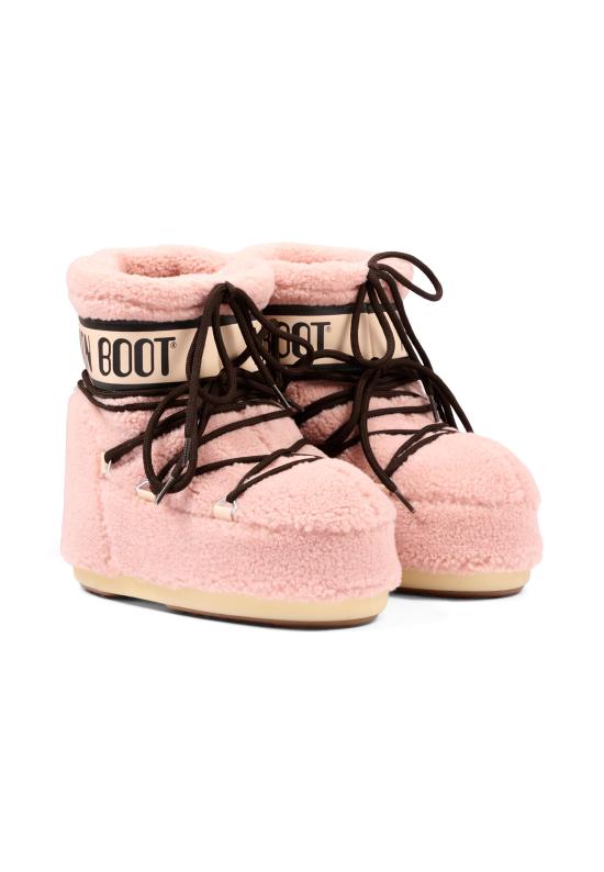 26FW [키즈] 문부츠 아이콘 나일론 로우 부츠 80D1409700 J001 PINK - MOON BOOT
