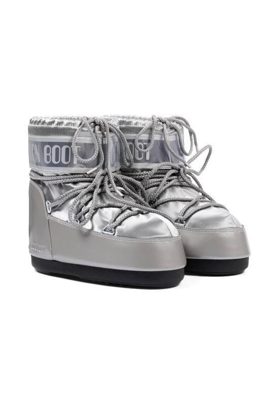 26FW [키즈] 문부츠 아이콘 나일론 로우 부츠 80D1409350 H001 SILVER - MOON BOOT