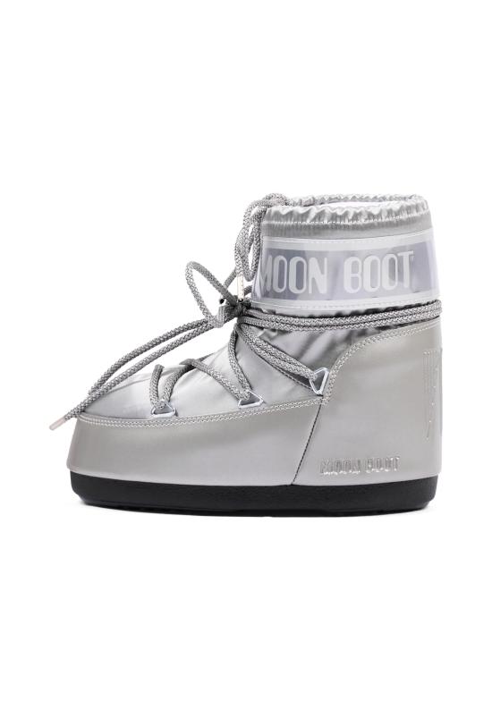 26FW [키즈] 문부츠 아이콘 나일론 로우 부츠 80D1409350 H001 SILVER - MOON BOOT