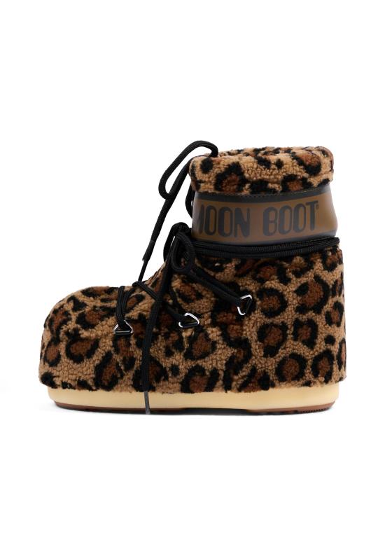26FW [키즈] 문부츠 아이콘 나일론 로우 부츠 80D1409960 MM21 BROWN - MOON BOOT
