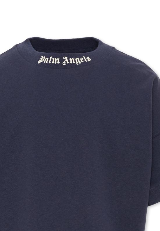 26FW [키즈] 팜앤젤스 티셔츠 F6PAJBTH012 1528 BLUE - PALM ANGELS