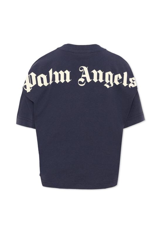 26FW [키즈] 팜앤젤스 티셔츠 F6PAJBTH012 1528 BLUE - PALM ANGELS