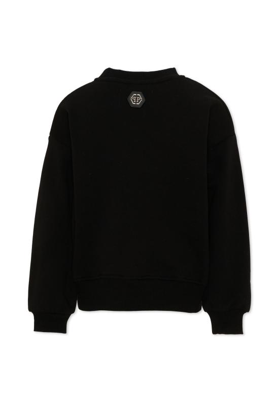 26FW [키즈] 필립 플레인 니트/스웻셔츠 F6PHJGSW021 110 BLACK - PHILIPP PLEIN