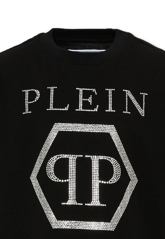 26FW [키즈] 필립 플레인 티셔츠 F6PHJGTH022 110 BLACK - PHILIPP PLEIN