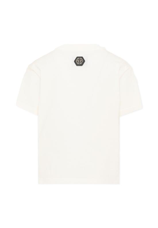 26FW [키즈] 필립 플레인 티셔츠 F6PHJGTH061 002 IVORY - PHILIPP PLEIN