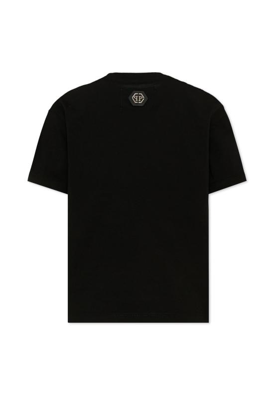 26FW [키즈] 필립 플레인 티셔츠 F6PHJBTH093 110 BLACK - PHILIPP PLEIN