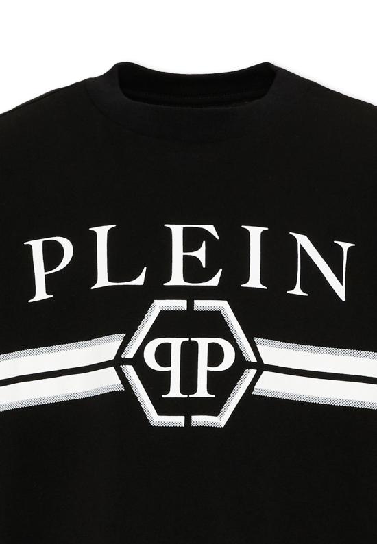 26FW [키즈] 필립 플레인 티셔츠 F6PHJBTH094 110 BLACK - PHILIPP PLEIN