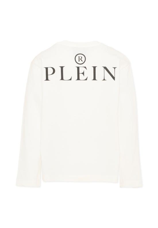 26FW [키즈] 필립 플레인 티셔츠 F6PHJBTH168 002 IVORY - PHILIPP PLEIN