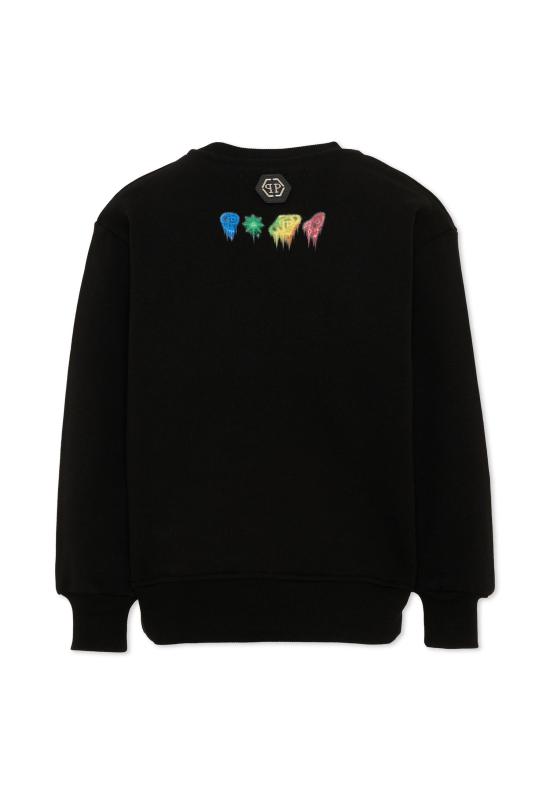 26FW [키즈] 필립 플레인 캐시미어 니트 F6PHJBSW166 110 BLACK - PHILIPP PLEIN