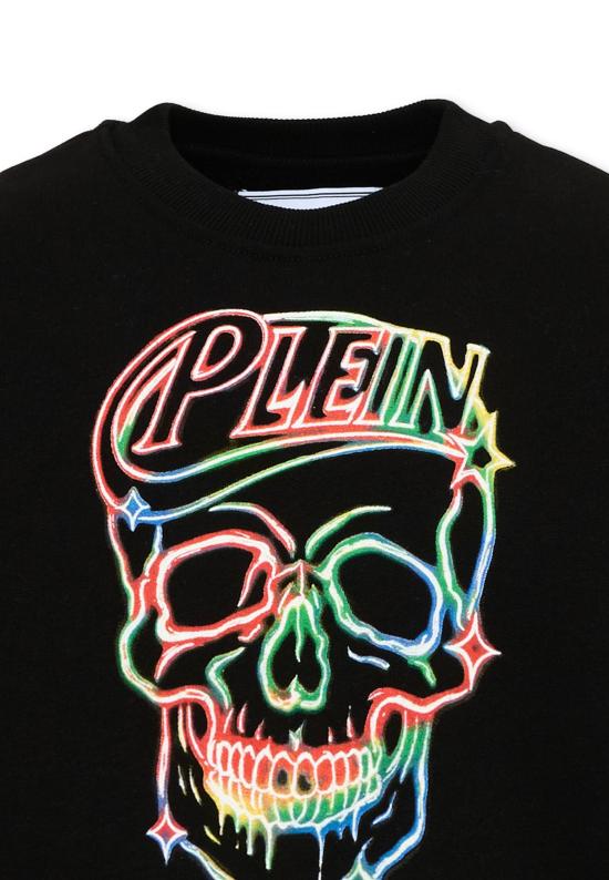 26FW [키즈] 필립 플레인 캐시미어 니트 F6PHJBSW166 110 BLACK - PHILIPP PLEIN