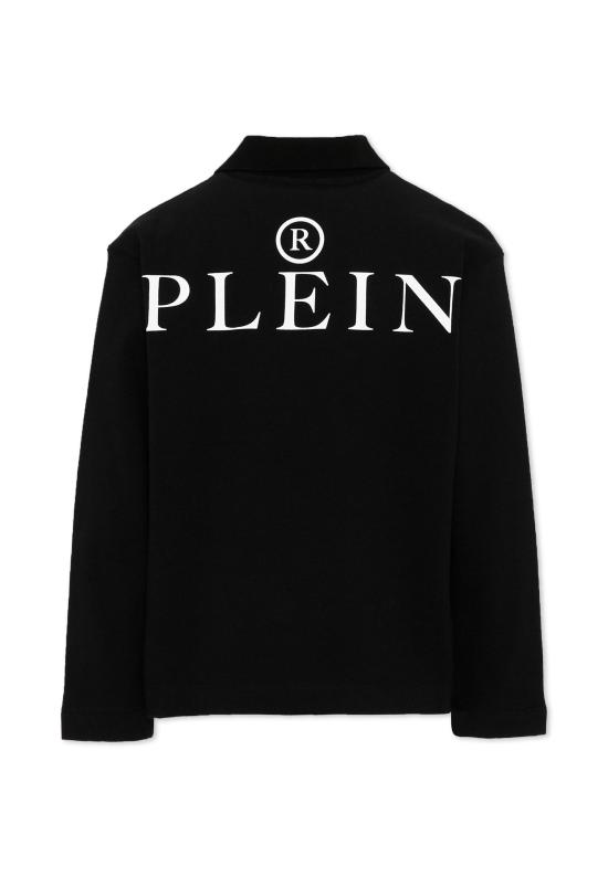 26FW [키즈] 필립 플레인 폴로 셔츠 F6PHJBPO139 110 BLACK - PHILIPP PLEIN