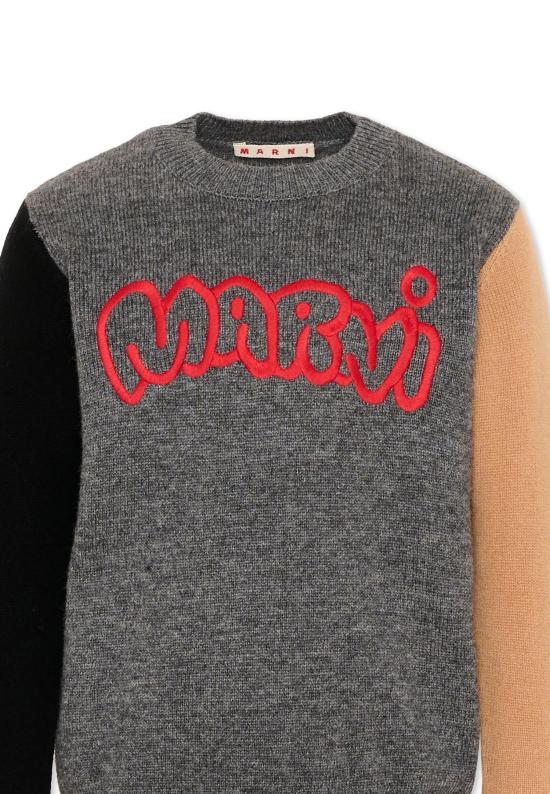 26FW [키즈] 마르니 캐시미어 니트 M01871 M00Y5 0M901 MULTICOLOR - MARNI