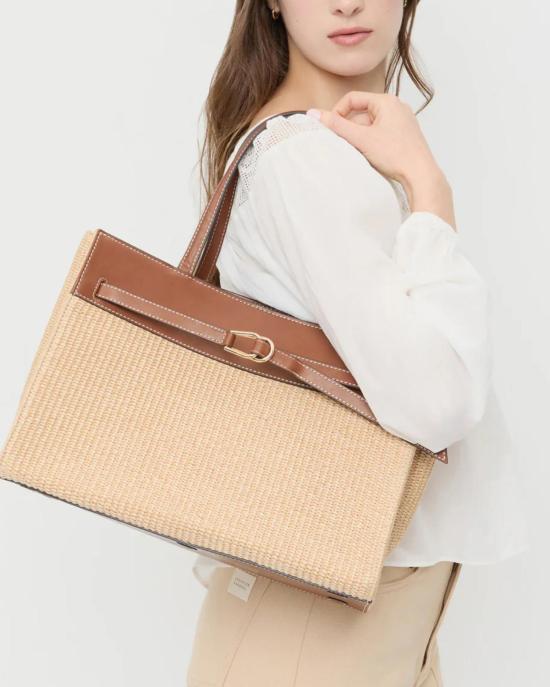  로플러랜달 토트백 로플러 랜달 에이단 스트로워크  /카카오 - LOEFFLER RANDALL