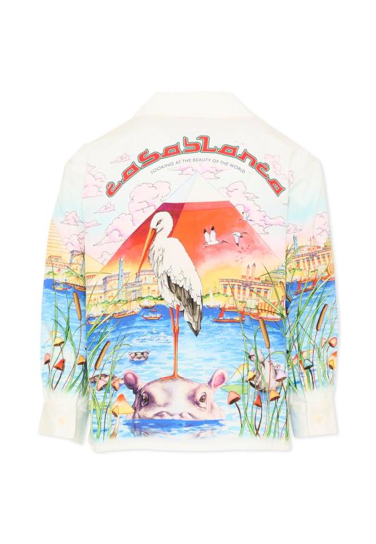 26FW [키즈] 카사블랑카 셔츠 K PF26 SH 306 01 MULTICOLOR - CASABLANCA