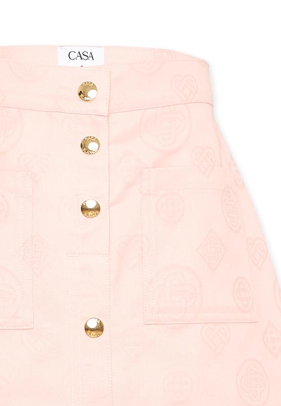 26FW [키즈] 카사블랑카 스커트 K PF26 SK 240 01 PINK - CASABLANCA