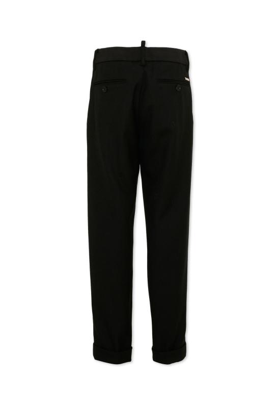 26FW [키즈] 디스퀘어드2 스트레이트 팬츠 DQ3410 D0AJ4 DQ900 BLACK - DSQUARED2