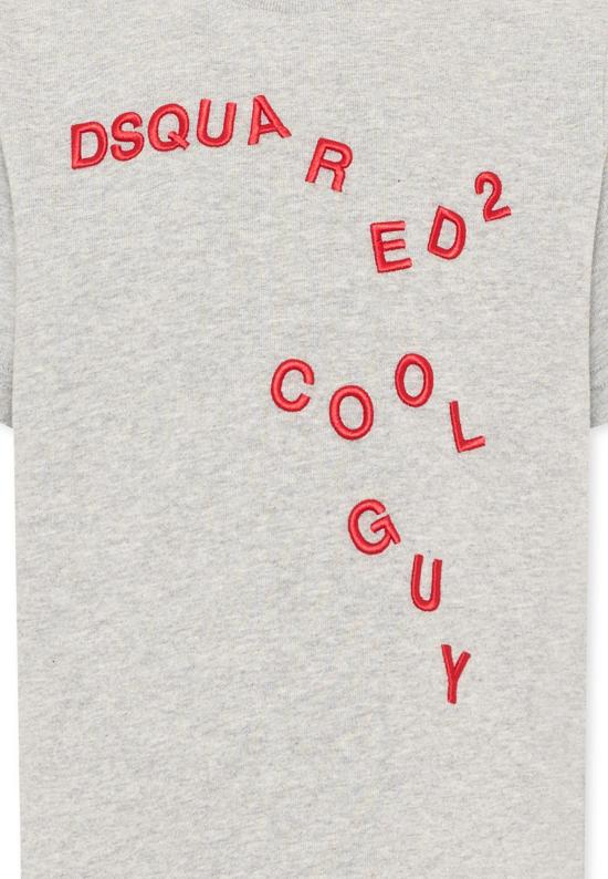 26FW [키즈] 디스퀘어드2 티셔츠 DQ3402 D0AJ5 DQ911 GREY - DSQUARED2