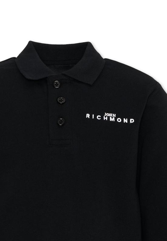 26FW [키즈] 리치몬드 폴로 셔츠 RBA26161PO BLACK BLACK - RICHMOND