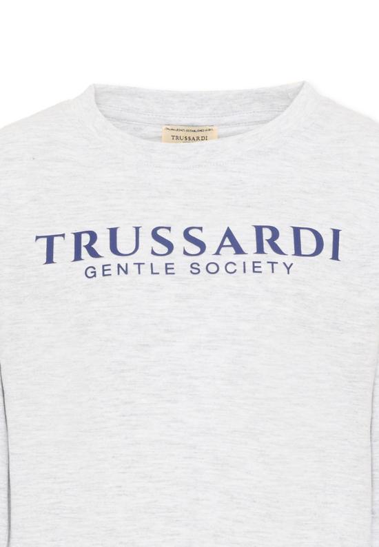 26FW [키즈] 트루사르디 티셔츠 TIA26041TS GREY LM BN GREY LIGHT MELANGE - TRUSSARDI