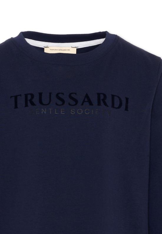 26FW [키즈] 트루사르디 티셔츠 TBA26007TS BLUE NAVAL BLUE NAVAL - TRUSSARDI
