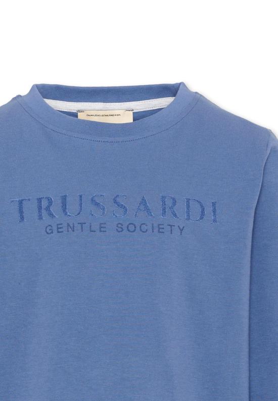 26FW [키즈] 트루사르디 티셔츠 TBA26007TS AVIO AVIO BLUE - TRUSSARDI