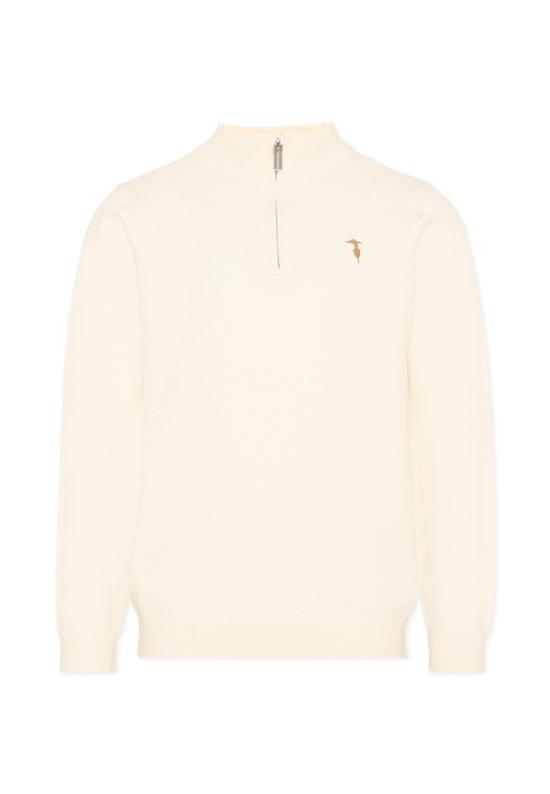 26FW [키즈] 트루사르디 캐시미어 니트 TIA26116MA OFF WHITE OFF WHITE IVORY