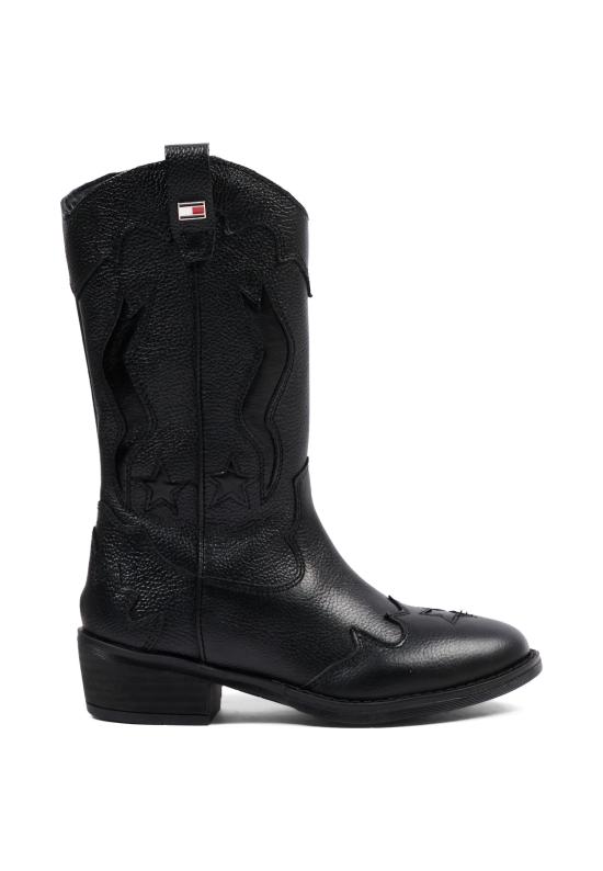 26FW [키즈] 타미힐피거 미들 부츠 T3A6 35193 0036999 BLACK