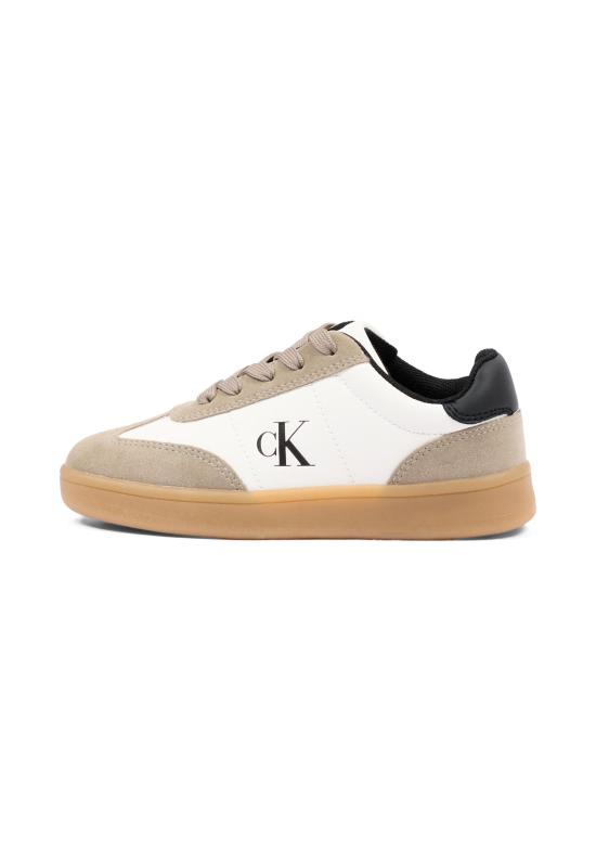 26FW [키즈] 캘빈클라인 스니커즈 V3X9 83451 0318Y746 BEIGE - CALVIN KLEIN
