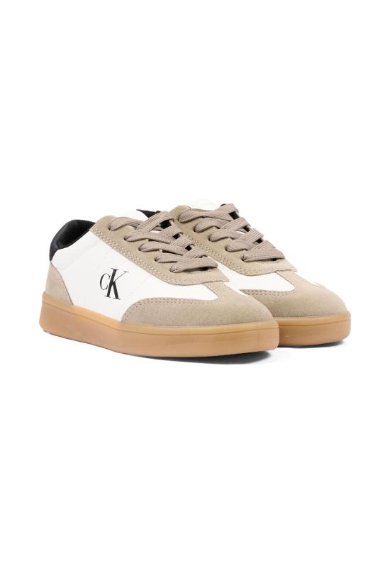 26FW [키즈] 캘빈클라인 스니커즈 V3X9 83451 0318Y746 BEIGE - CALVIN KLEIN